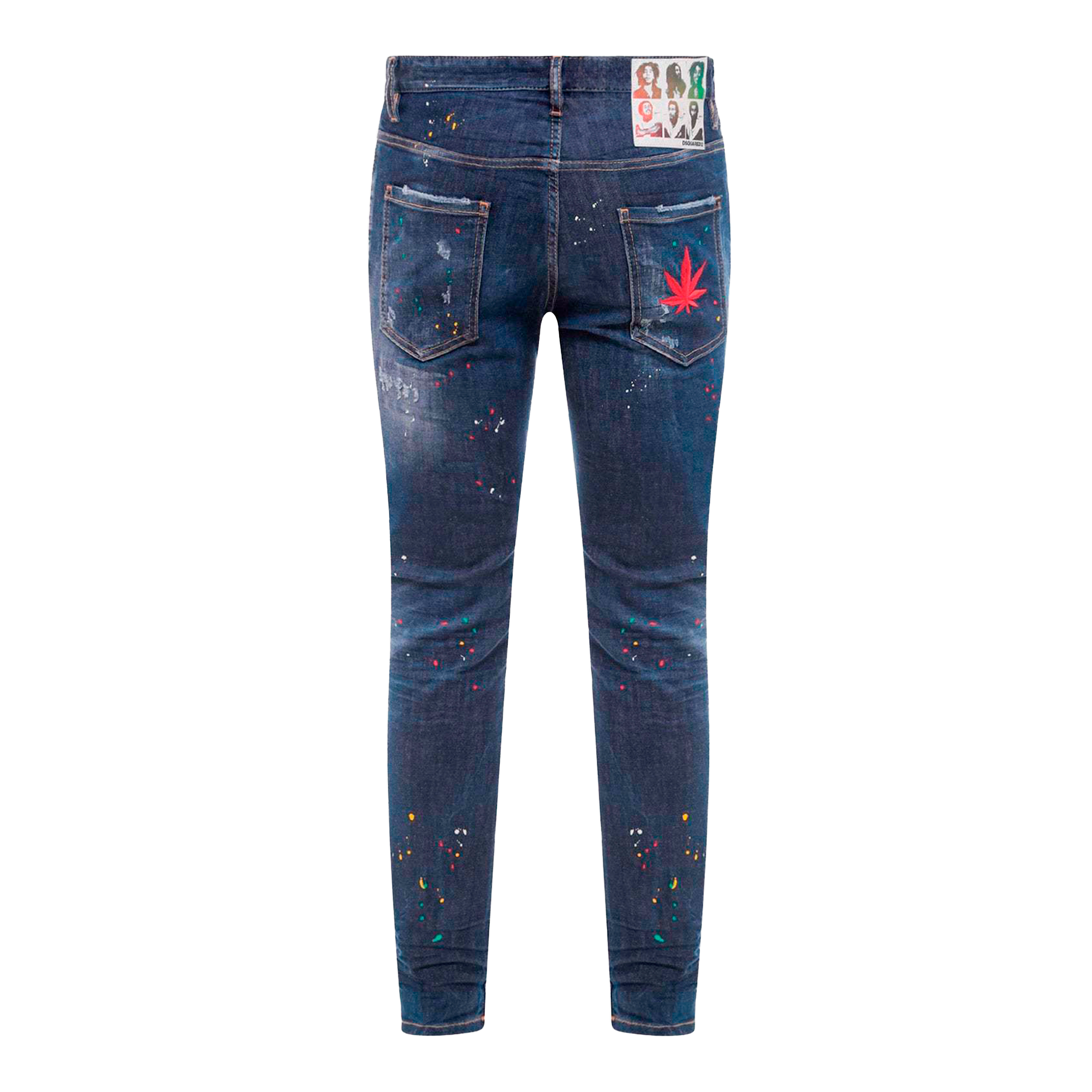 Jeans Denim Dsquared2 Super Twinky Painted