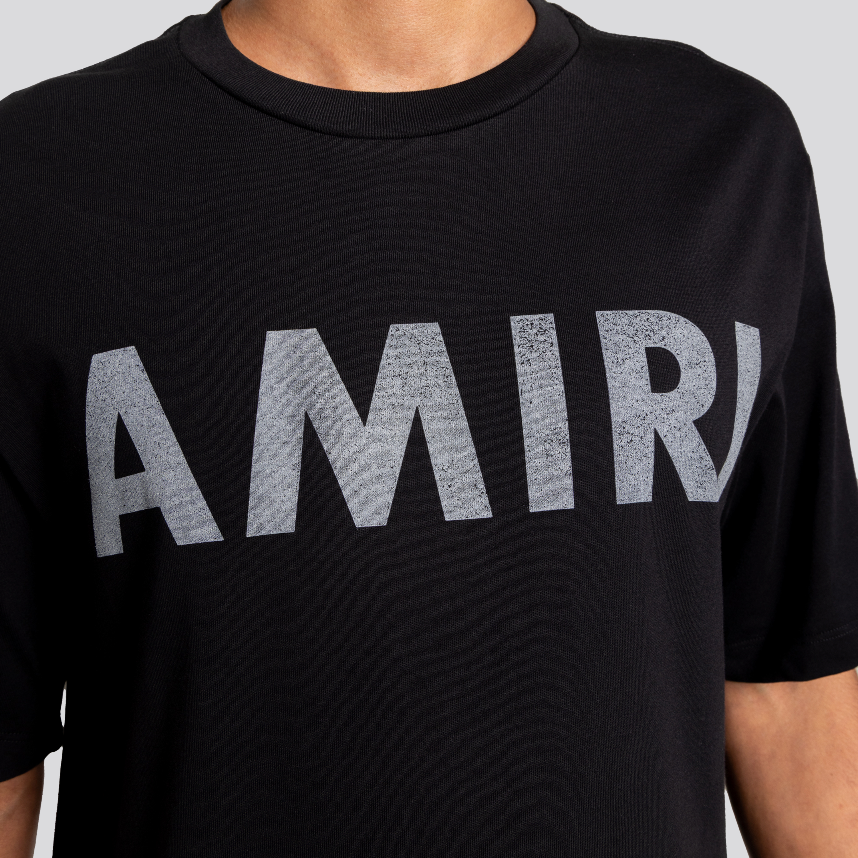 Camiseta Negra AMIRI Stencil