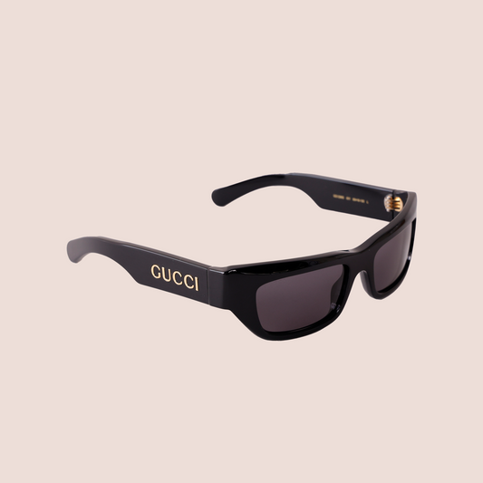Gafas de Sol Negras Gucci Logo