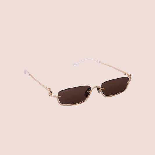 Gafas de Sol Doradas Gucci