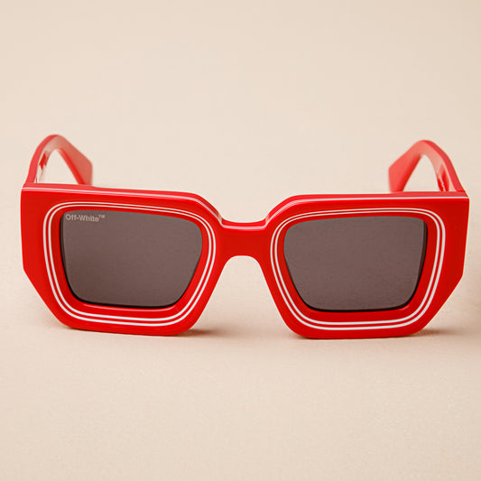 Gafas de Sol Roja Blanquecino "Af Francisco"