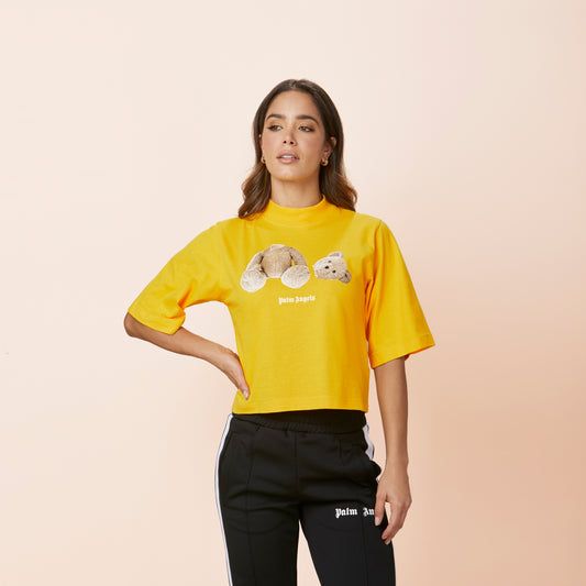 Camiseta Osito Palm Angels Amarillo