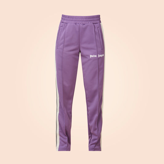 Pantalón Morado Palm Angels Print Logo W