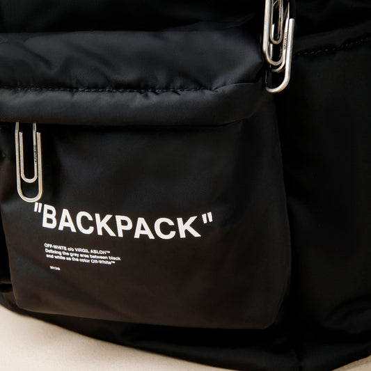 Morral Black Off-White "Backpack"