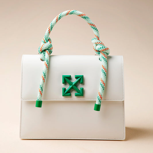 Bolso Blanco Verde Crudo Jiynet 2.8