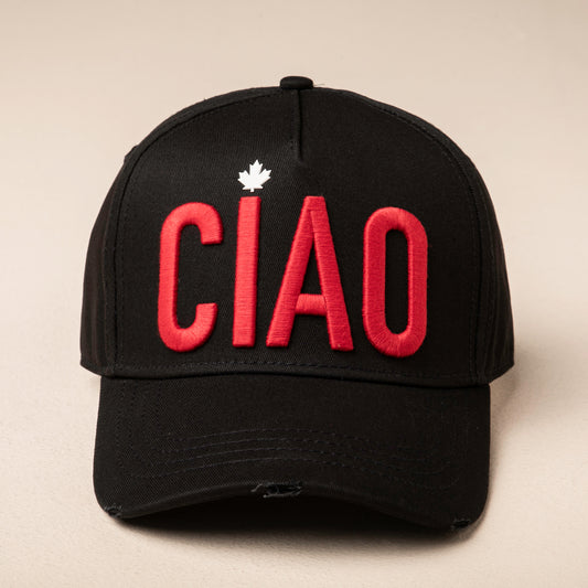 Gorra Negro Rojo Dsquared2 Ciao